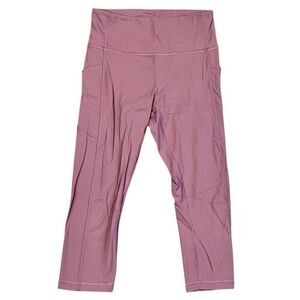 Crz Yoga Women’s Lavender High Rise Phone Pocket Activewear Leggings